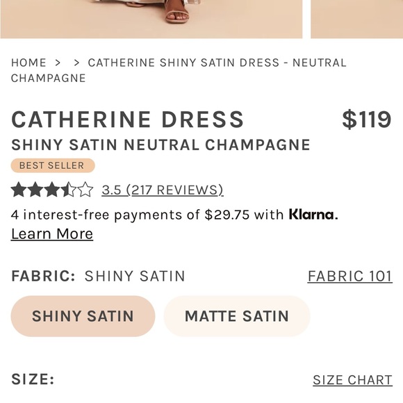 Catherine dress - birdy grey - nuetral champagne - Picture 3 of 4